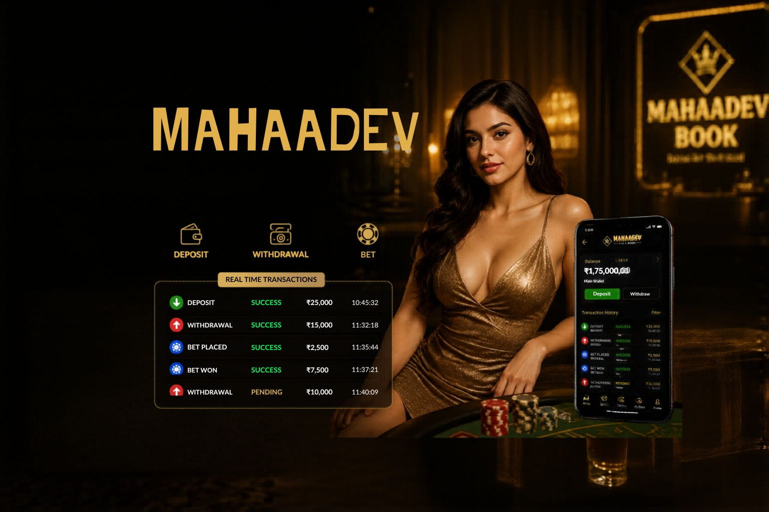 Transaction History Mahadev Id